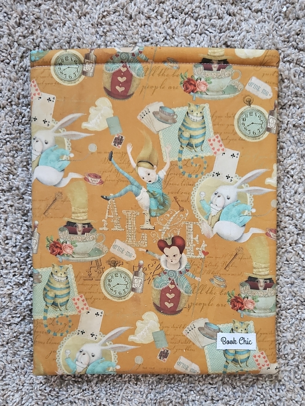 Alice In Wonderland -Inspired Tablet Or Book Sleeve